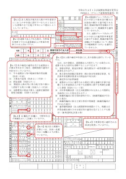 (2)欠損金の通算(別表七(二)付表一)(3)勘定科目内訳明細書の1ページ目